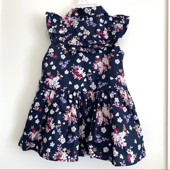 Janie & Jack Floral Ruffle Dress - Picture 2 of 4
